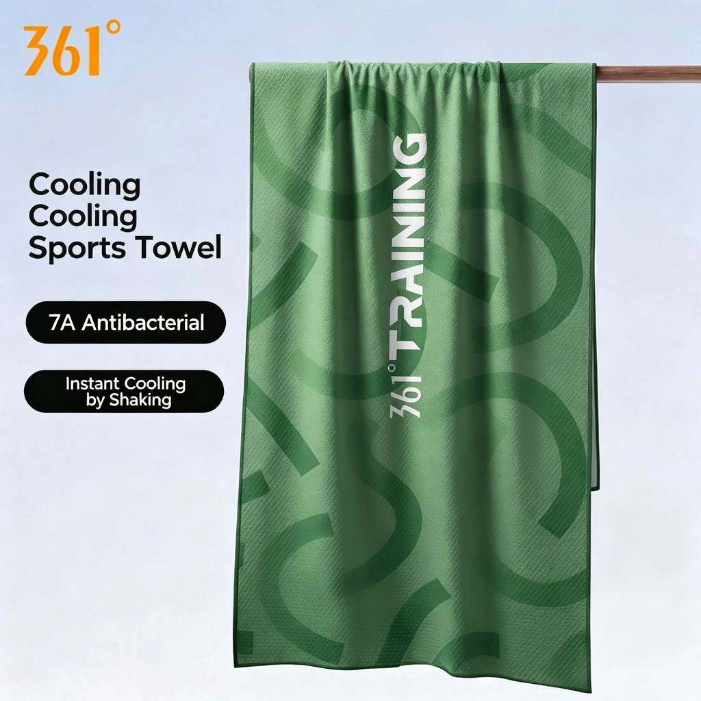 361° Cooling Sports Towel, 7A Antibacterial Quick‑Dry Sweat Towel for Swimming Running Fitness Cycling`