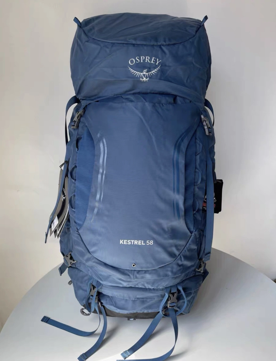 Osprey Kestrel 58L Backpack Men's Heavy Duty Multi-Day Backpacking Hiking Camping Rucksack