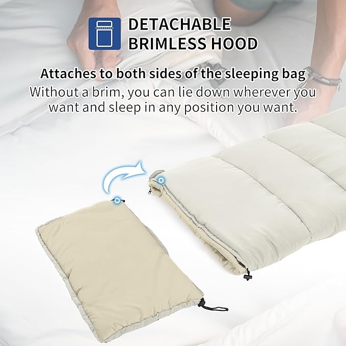Naturehike LD250 Waterproof Sleeping Bag for All Seasons