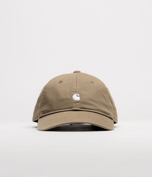 Carhartt Madison Logo Cap - Leather / White